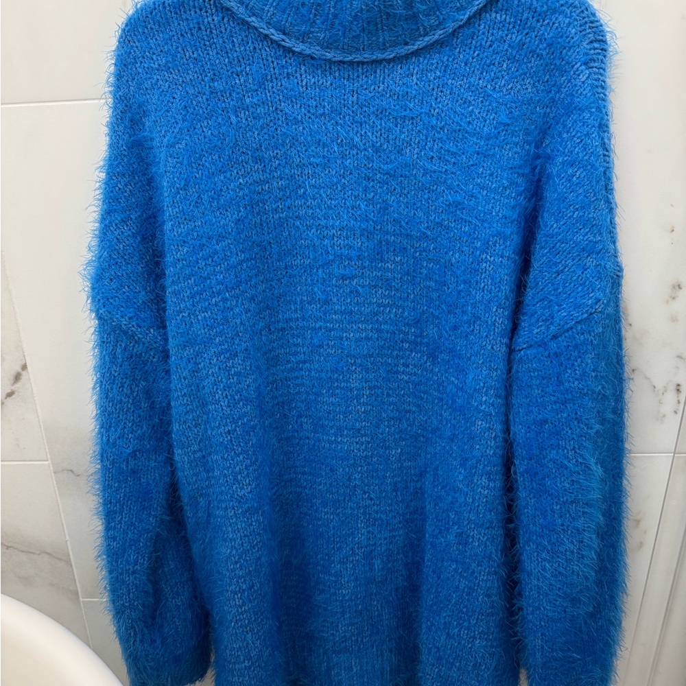 Show Me Your MuMu Vibrant Blue Long Sleeve Dress